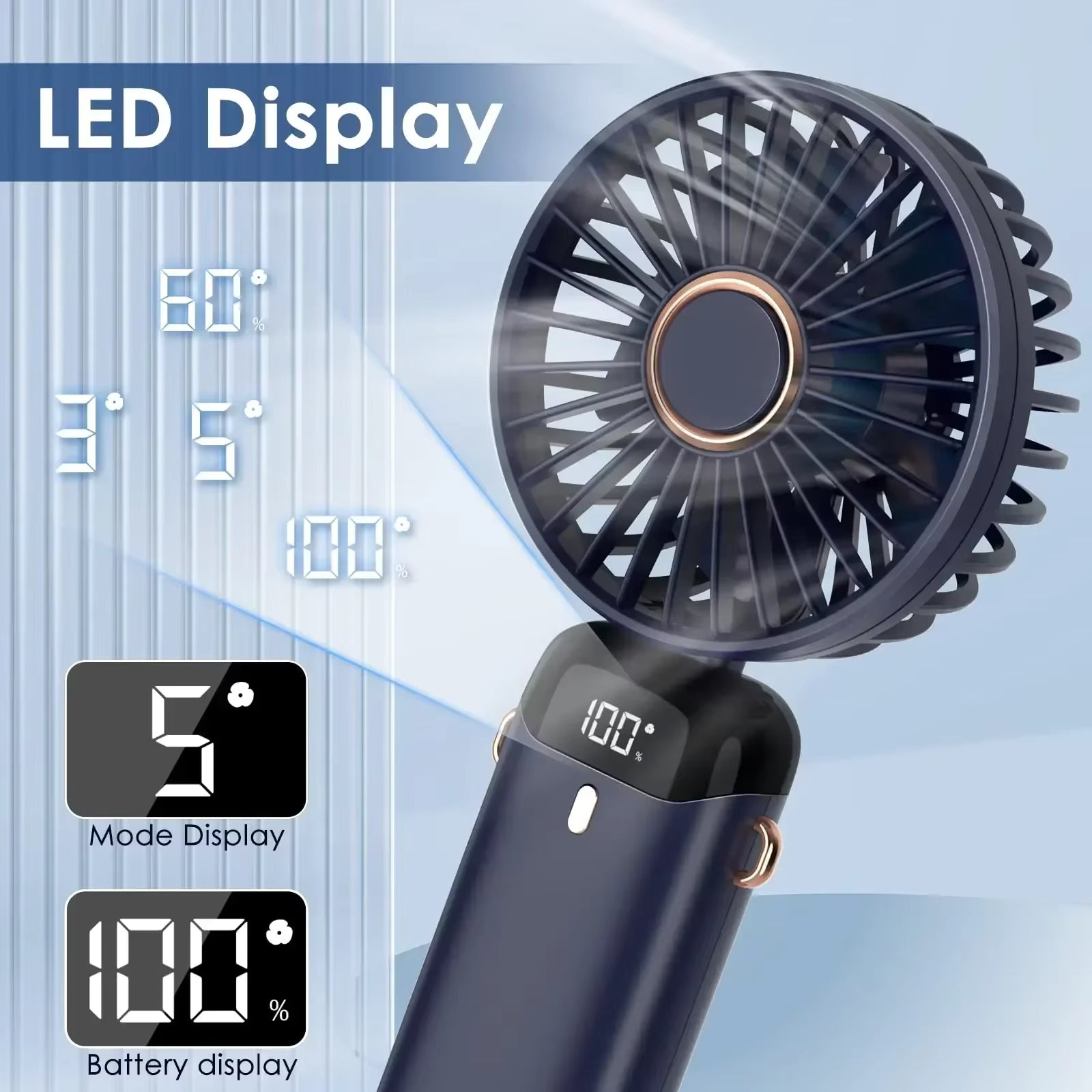 Airlio™ Ventilateur Portable Rechargeable