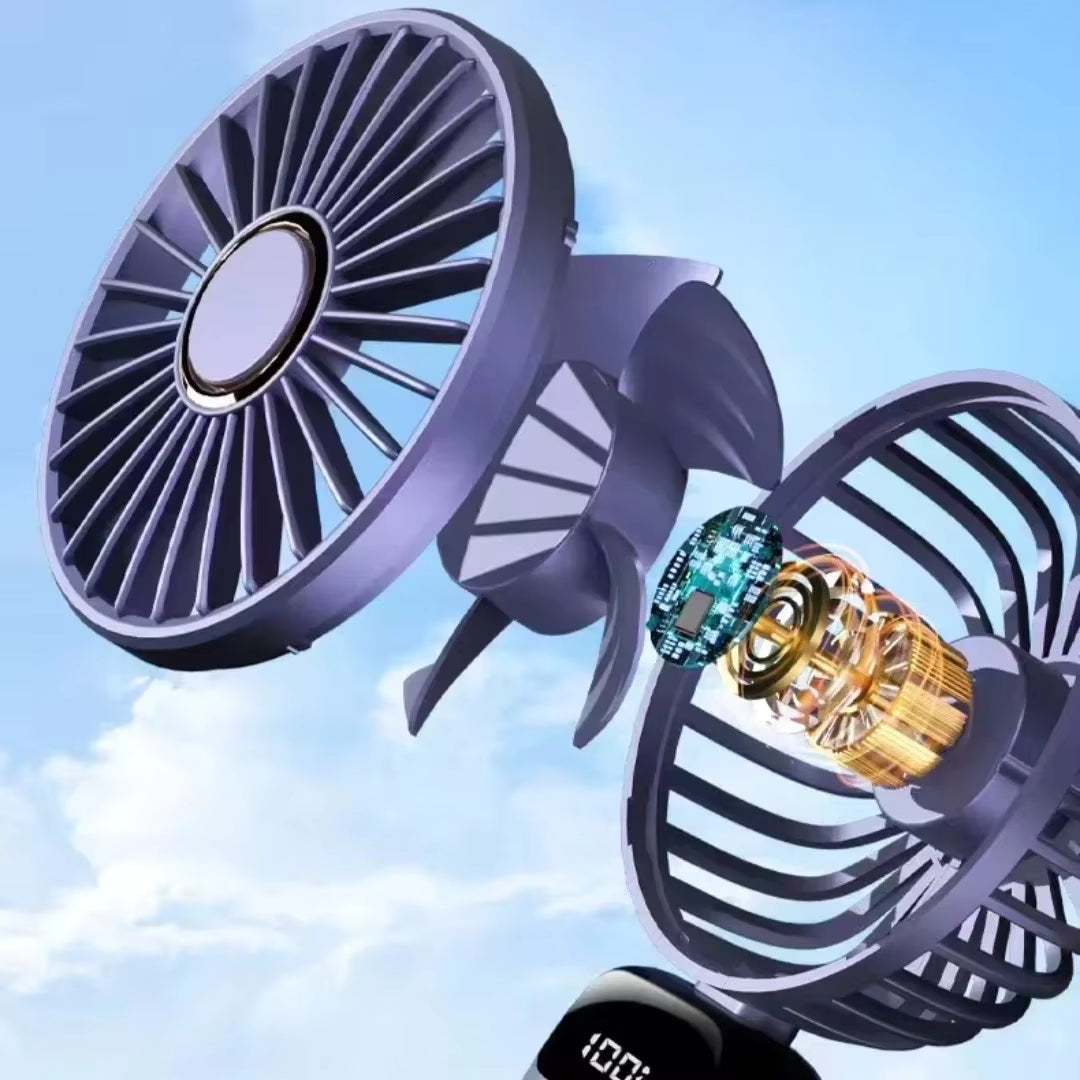 Airlio™ Ventilateur Portable Rechargeable